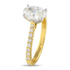 Exclusive 14K Yellow Gold 1.90ct Lab-Grown Diamond Ring