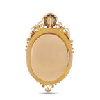 14K Yellow Gold Cameo Locket Pendant