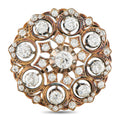 18K Rose Gold 3.65ct Diamond Brooch