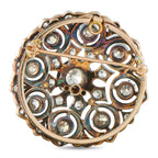 18K Rose Gold 3.65ct Diamond Brooch
