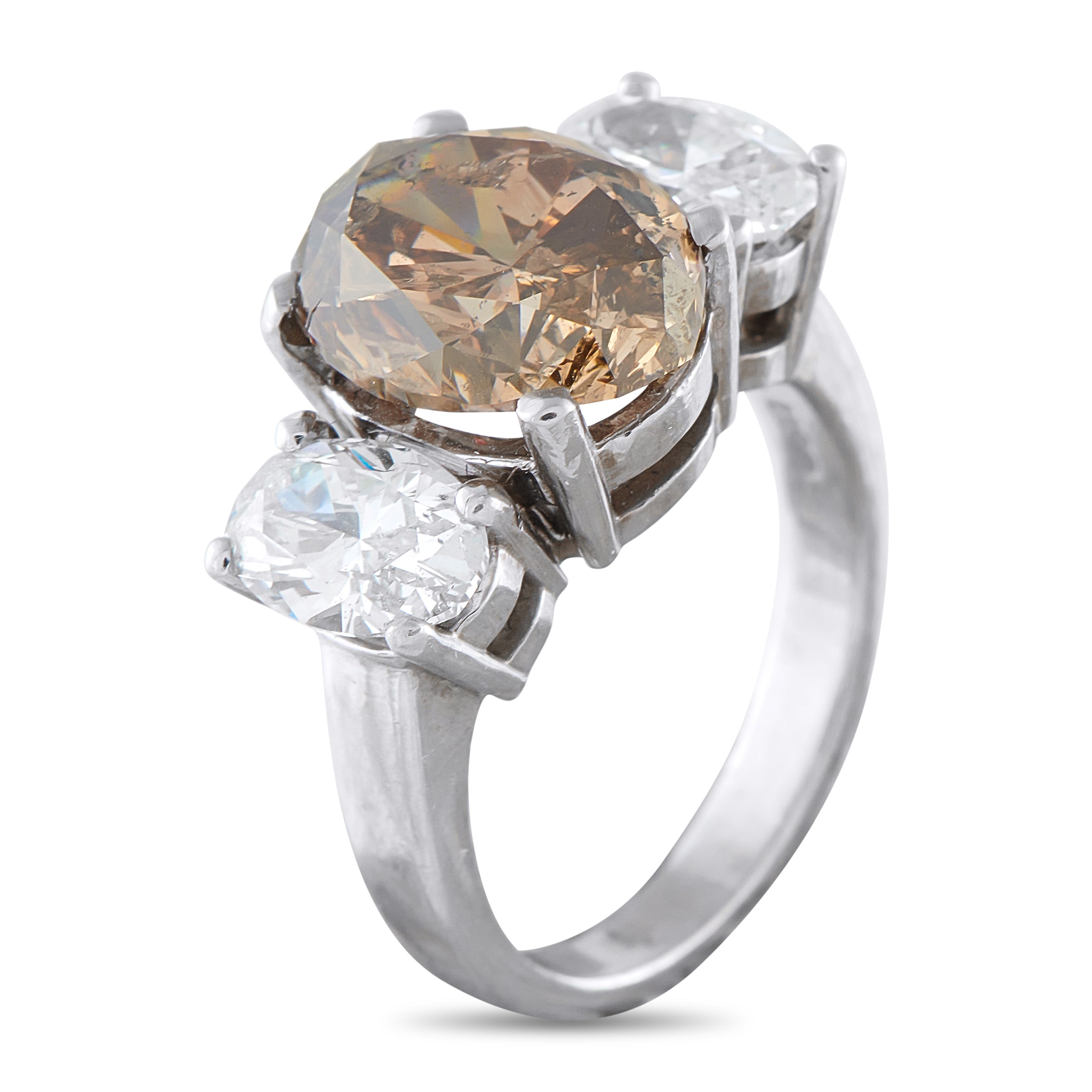 18K White Gold 6.70ct Diamond Ring
