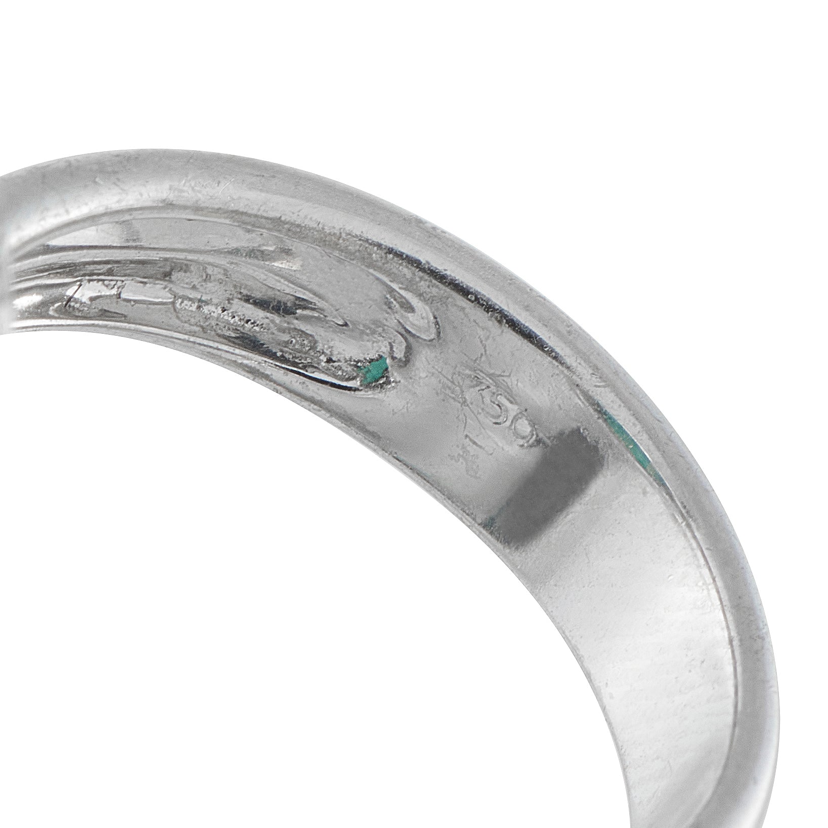18K White Gold 2.42ct Diamond and Turquoise Ring