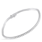 18K White Gold 2.65ct Diamond Tennis Bracelet