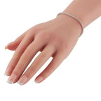 Exclusive 18K White Gold 2.65ct Diamond Tennis Bracelet