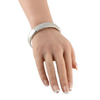Exclusive 18K White Gold 5.82ct Diamond Bangle
