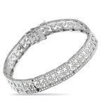 Exclusive 18K White Gold 2.90ct Diamond Bracelet MF20-090225 – This luxury bracelet is simply stunning
