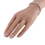 18K White Gold 8.75ct Diamond Bracelet