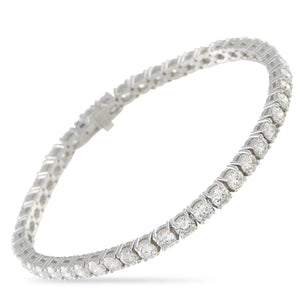 18K White Gold 9.26ct Diamond Tennis Bracelet