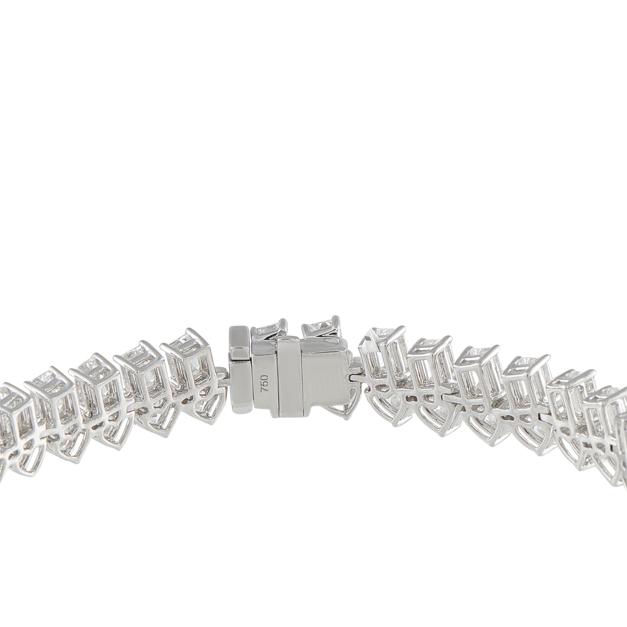 18K White Gold 18.30ct Diamond Bracelet