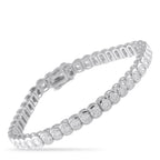 18K White Gold 9.50ct Diamond Tennis Bracelet