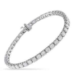 18K White Gold 8.75ct Diamond Tennis Bracelet