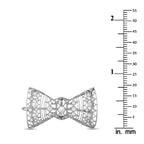 18K White Gold 0.40ct Diamond Belle Epoque Bow Brooch