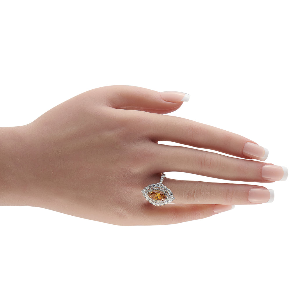 18K White Gold 4.97ct Diamond Ring