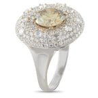 Exclusive 18K White Gold 4.86ct Diamond Ring