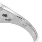 Exclusive 18K White Gold 04.0ct Diamond and Coral Frog Ring