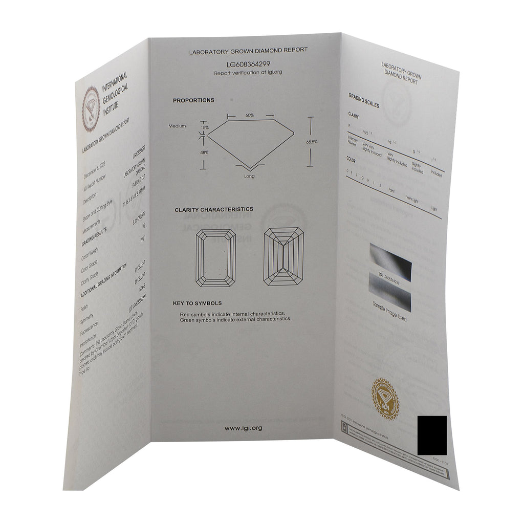 Exclusive 18K White Gold 11.46ct Lab-Grown Diamond Drop Earrings