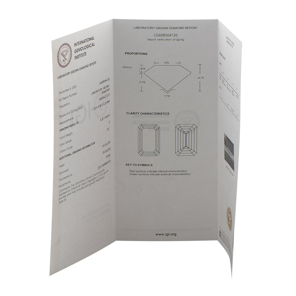 Exclusive 18K White Gold 11.46ct Lab-Grown Diamond Drop Earrings