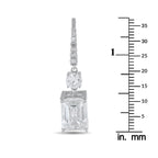 Exclusive 18K White Gold 11.46ct Lab-Grown Diamond Drop Earrings