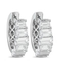 18K White Gold 1.85ct Diamond Earrings