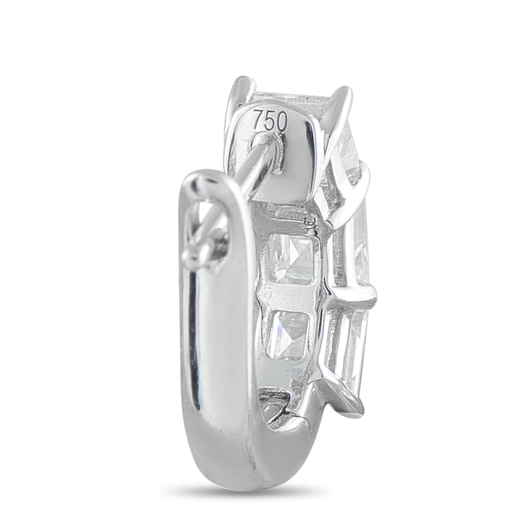 18K White Gold 1.85ct Diamond Earrings