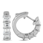 18K White Gold 3.05ct Diamond Earrings