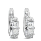 18K White Gold 1.10ct Diamond Earrings