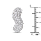 18K White Gold 5.30ct Diamond Earrings
