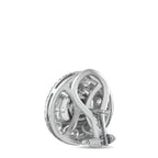 18K White Gold 1.40ct Diamond Swirl Earrings