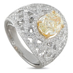 18K White Gold 3.25ct Diamond Ring