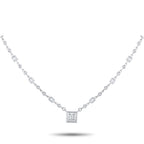 Exclusive 18K White Gold 4.53ct Diamond Necklace MF17-080625 – From the soft glow of morning to the glamour of night, this Ex
