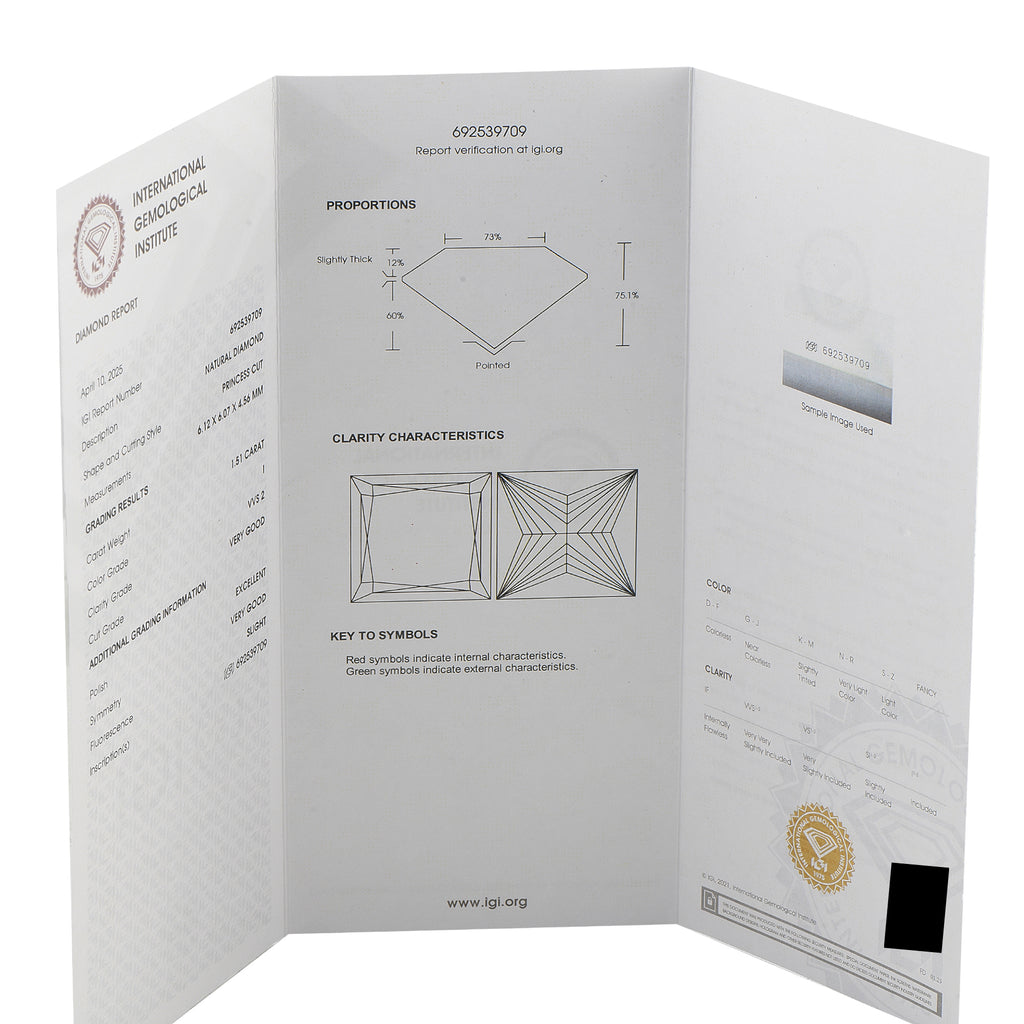 Exclusive 18K White Gold 4.53ct Diamond Necklace