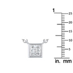 18K White Gold 4.53ct Diamond Necklace