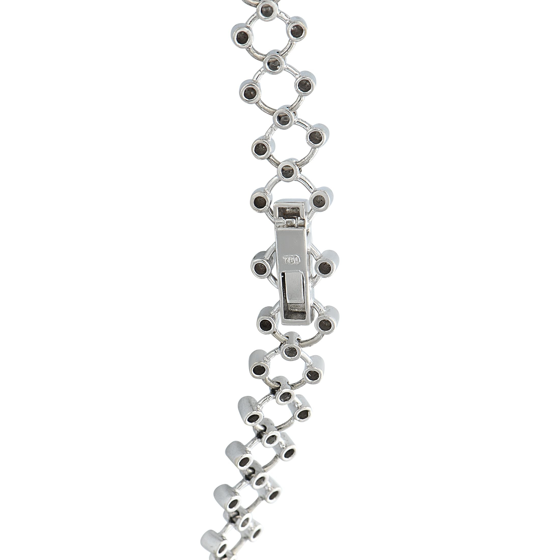 Exclusive 18K White Gold 2.76ct Diamond Necklace