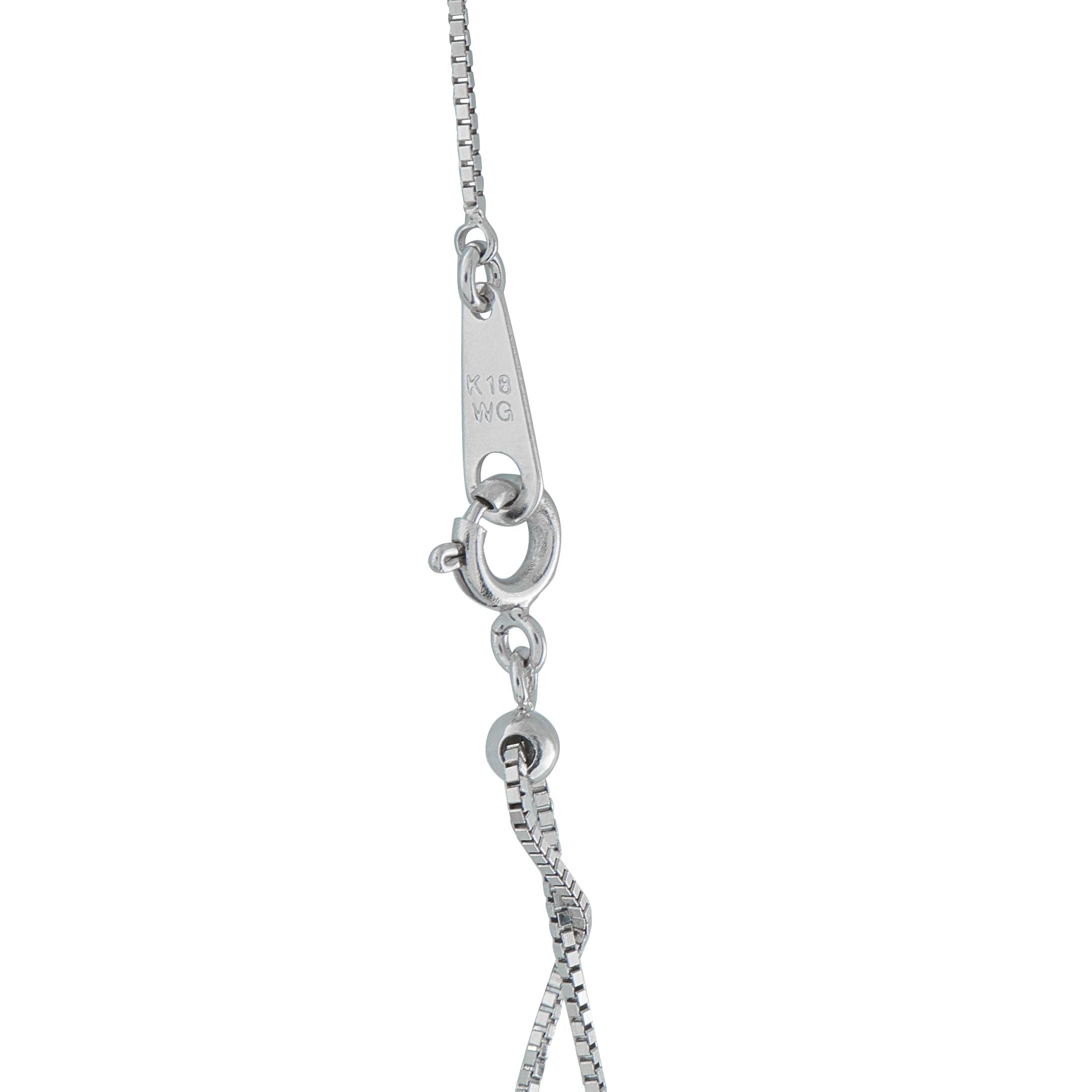 Exclusive 18K White Gold 1.08ct Diamond Cross Pendant Necklace