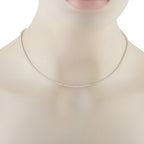 Exclusive 18K White Gold 5.78ct Diamond Tennis Necklace