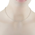 Exclusive 18K White Gold 5.92ct Diamond Tennis Necklace