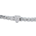 18K White Gold 5.92ct Diamond Tennis Necklace