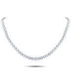 18K White Gold 17.50ct Diamond Necklace
