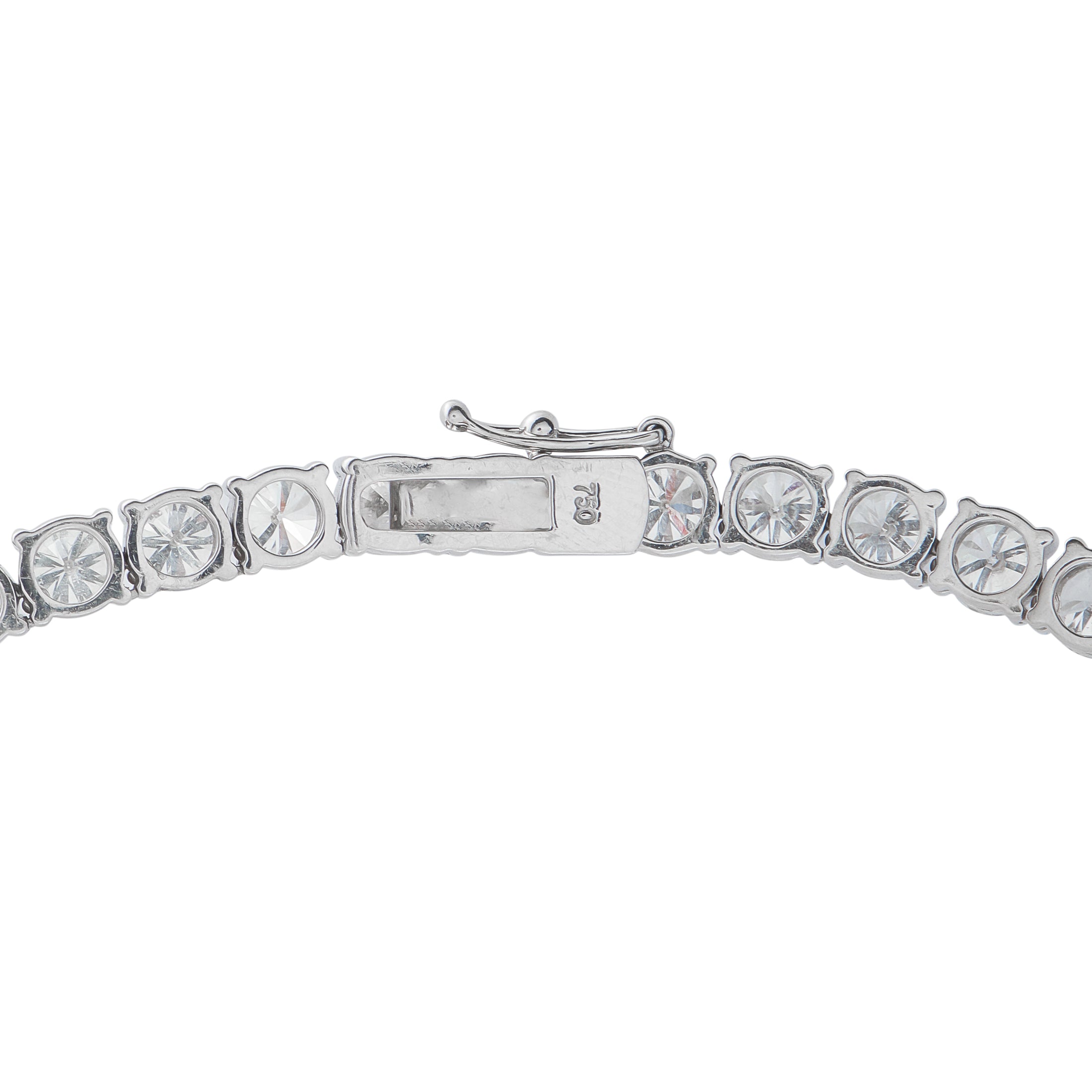 Exclusive 18K White Gold 35.25ct Diamond Necklace