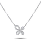 18K White Gold 0.95ct Diamond Pendant