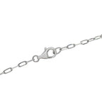 18K White Gold 0.93ct Diamond Solitaire Necklace