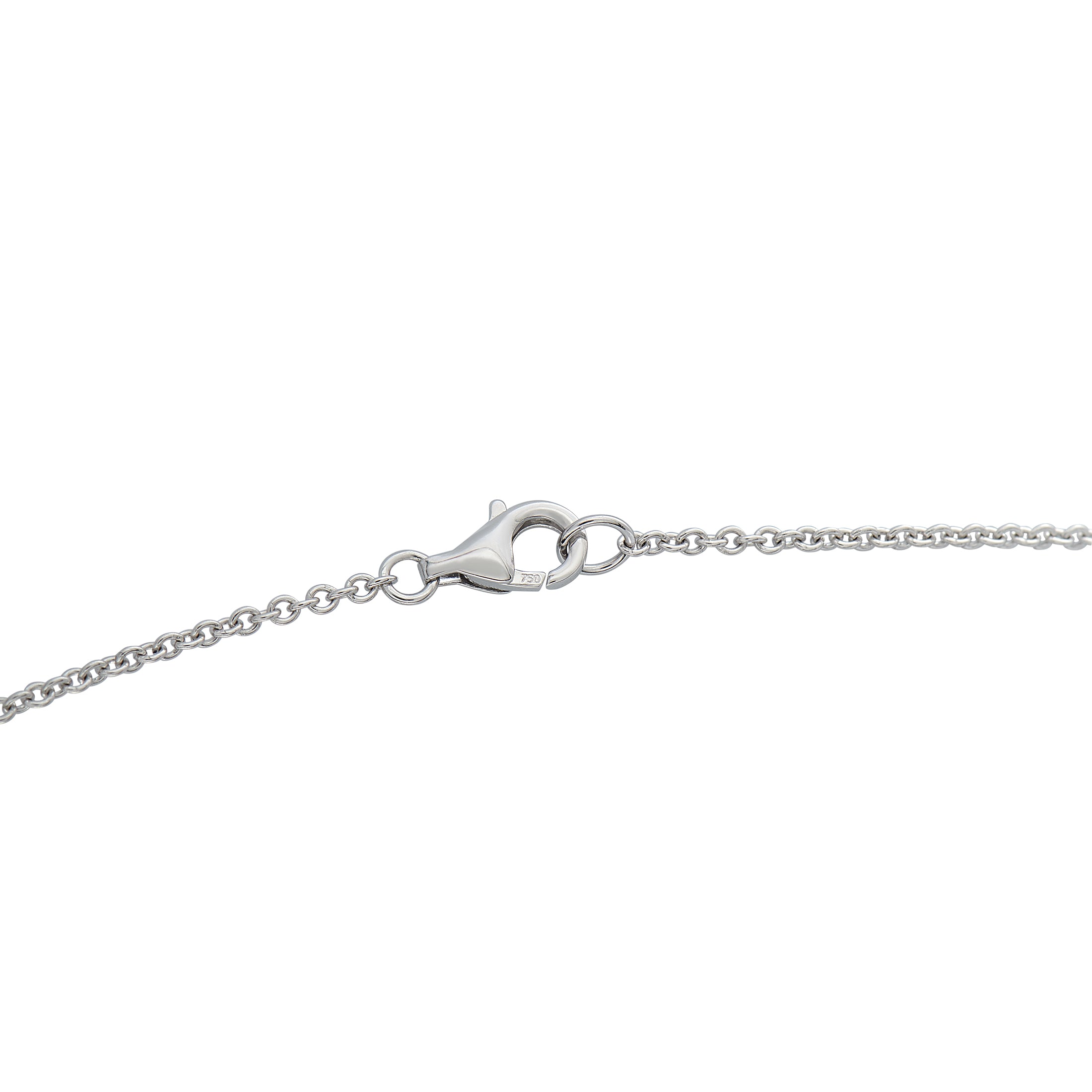 Exclusive 18K White Gold 1.62ct Diamond Butterfly Necklace