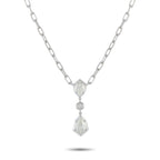 18K White Gold 1.32 ct Diamond Necklace