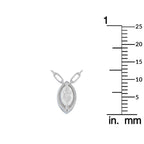 18K White Gold 0.50ct Diamond Pendant