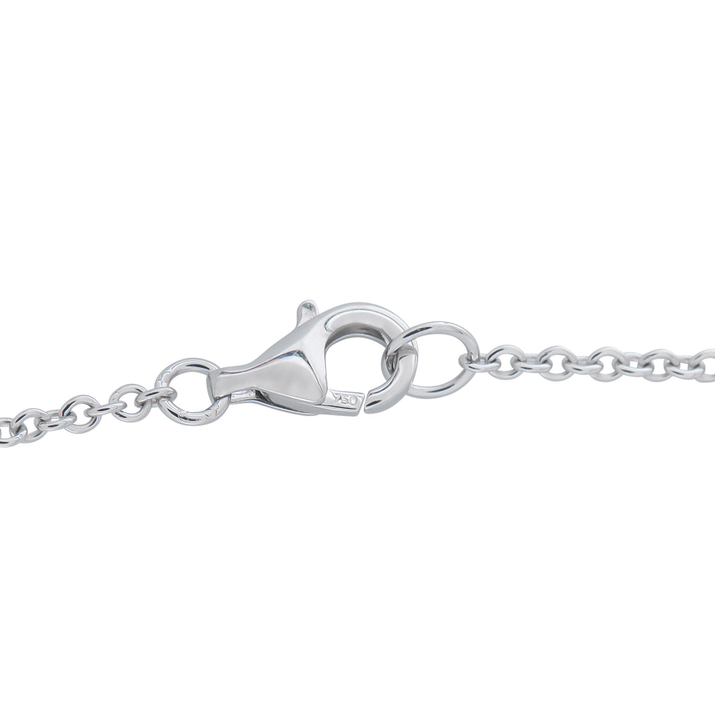 18K White Gold 1.0ct Diamond Necklace