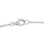 18K White Gold 1.0ct Diamond Necklace