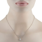 18K White Gold 1.33ct Diamond Necklace