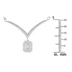 18K White Gold 1.33ct Diamond Necklace
