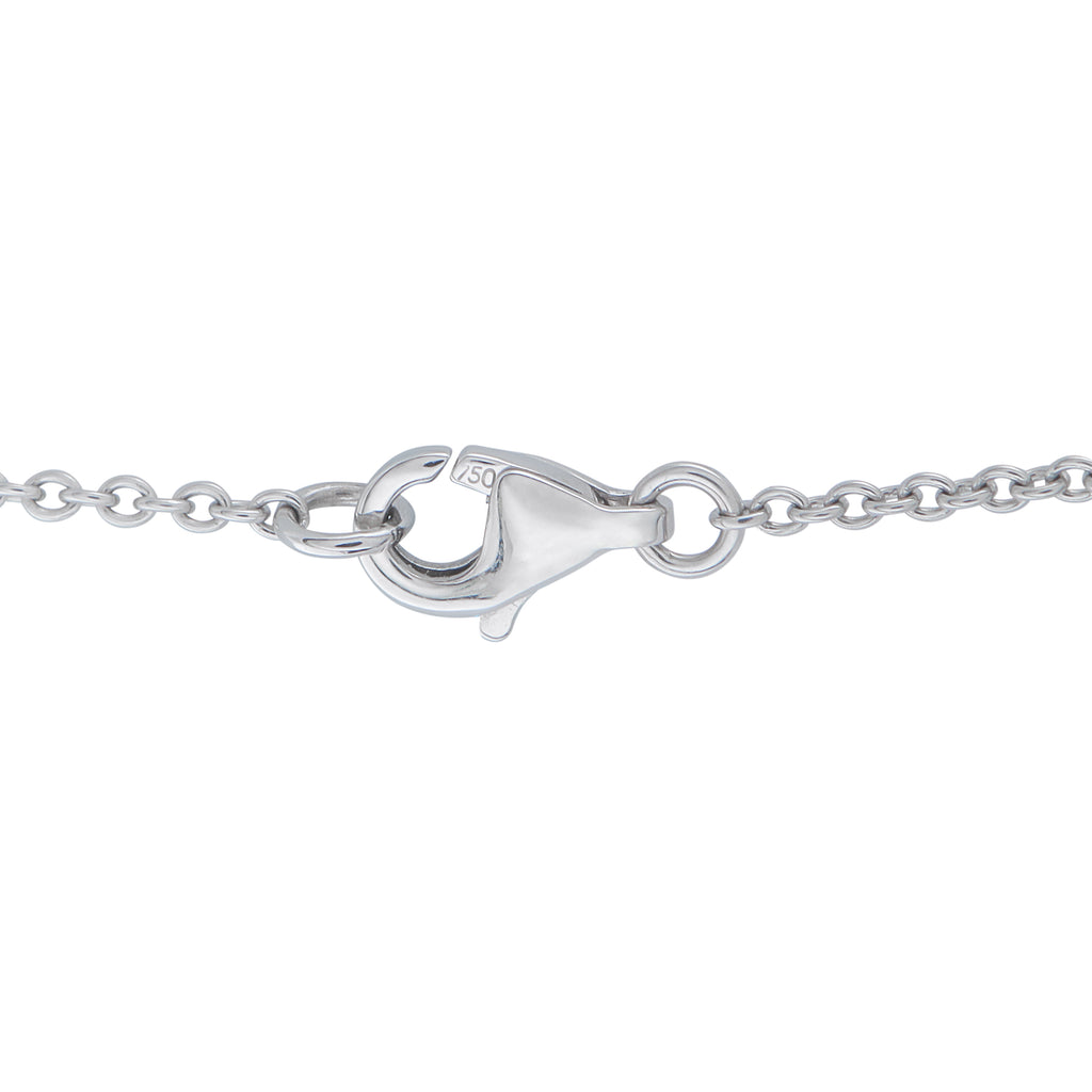18K White Gold 2.76ct Diamond Necklace