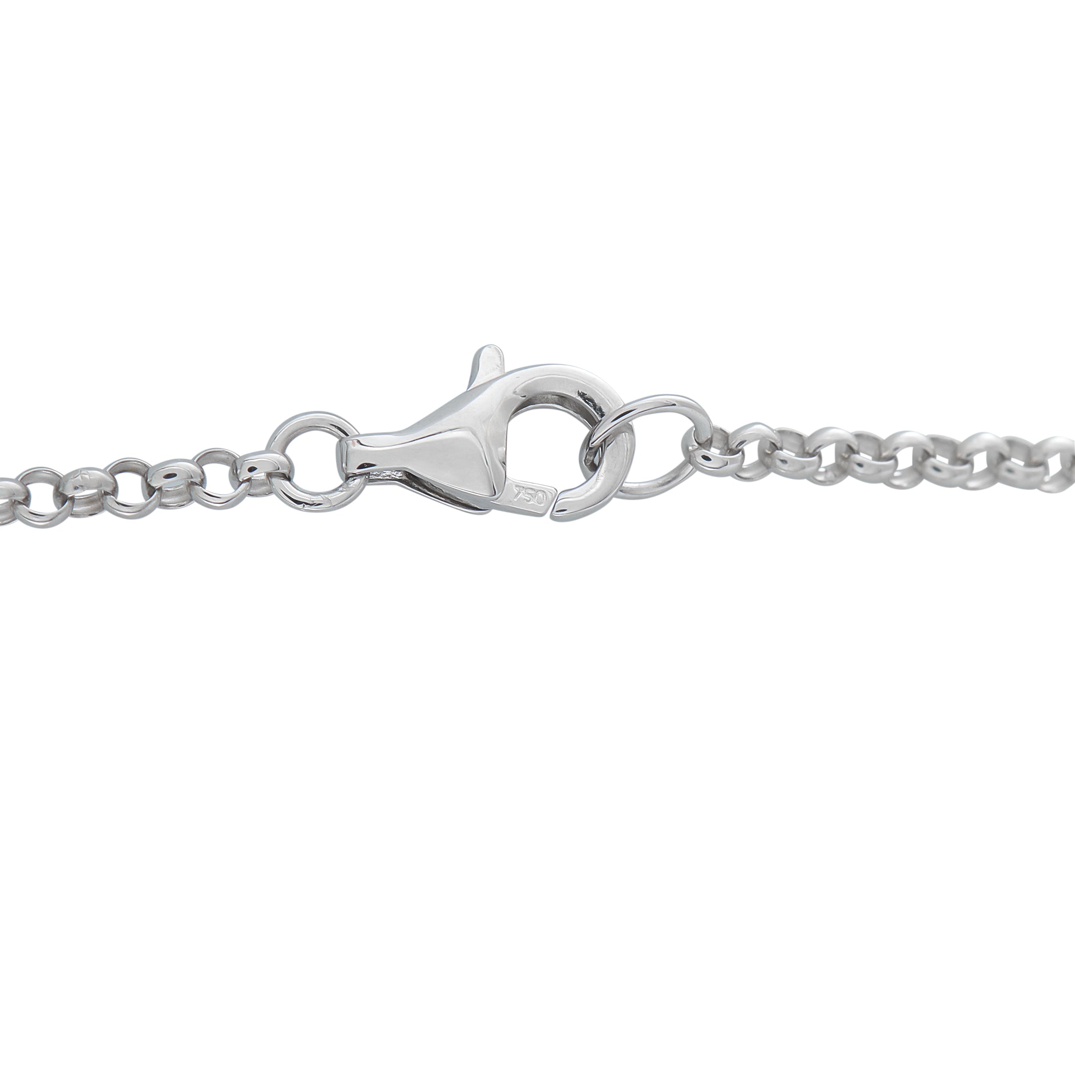 18K White Gold 0.80ct Diamond Pendant